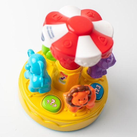 Vtech Toys Vtech Spin Learn Color Carousel Merrygoround Hippo Gator